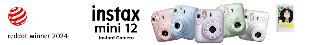 instax mini 12™ wins “Red Dot Design Award 2024”
